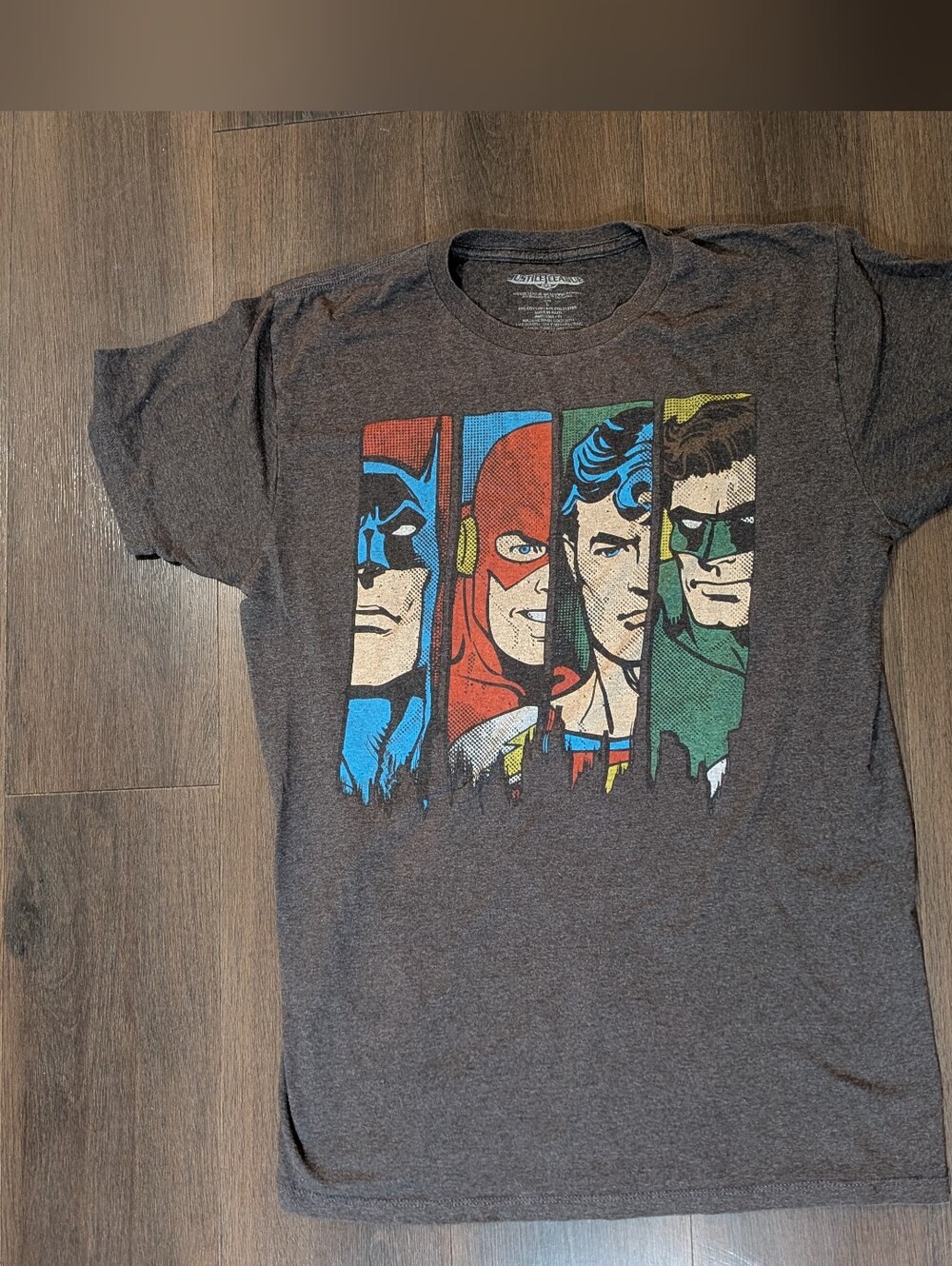 Justice League sz. L grey logo t-shirt